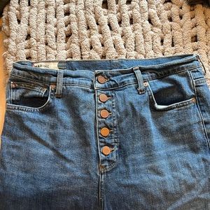 Marine layer wide leg crop jeans